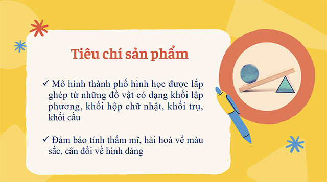 PowerPoint STEM Trải nghiệm thành phố hình học