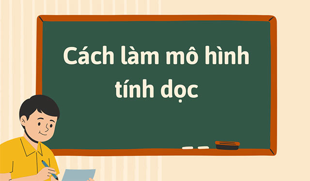 PowerPoint STEM Làm mô hình tính dọc