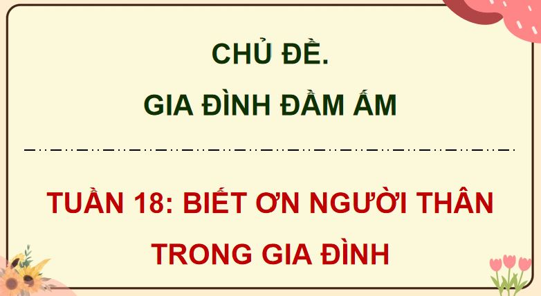Hoạt động trải nghiệm lớp 5 Tuần 18