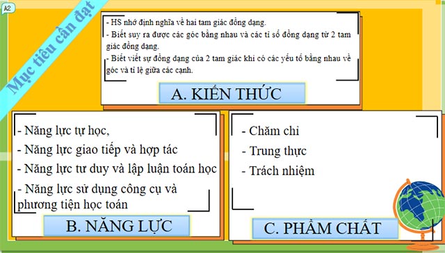 Giáo án Toán 8 Bài 5: Tam giác đồng dạng