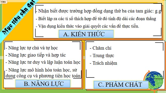 Giáo án Toán 8 Bài 8: Trường hợp đồng dạng thứ ba của tam giác
