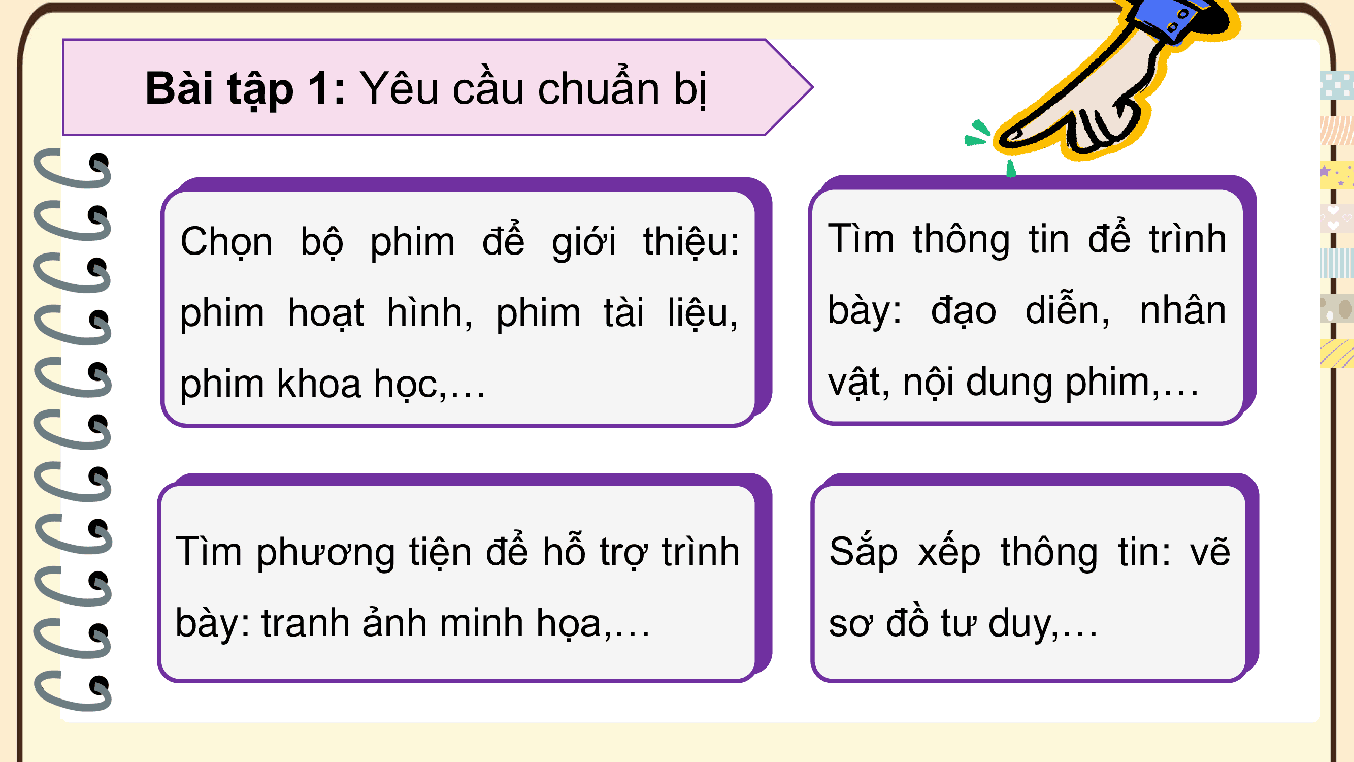 PowerPoint Tiếng Việt 5 Bộ phim yêu thích