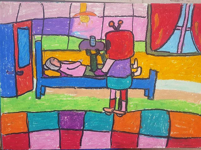 Tranh vẽ Ý tưởng trẻ thơ