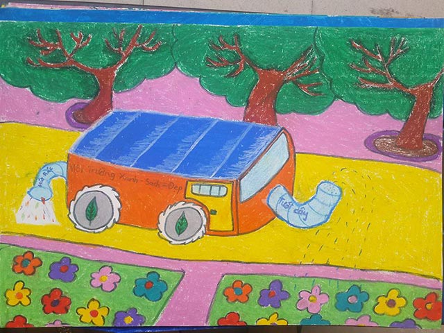 Tranh vẽ Ý tưởng trẻ thơ