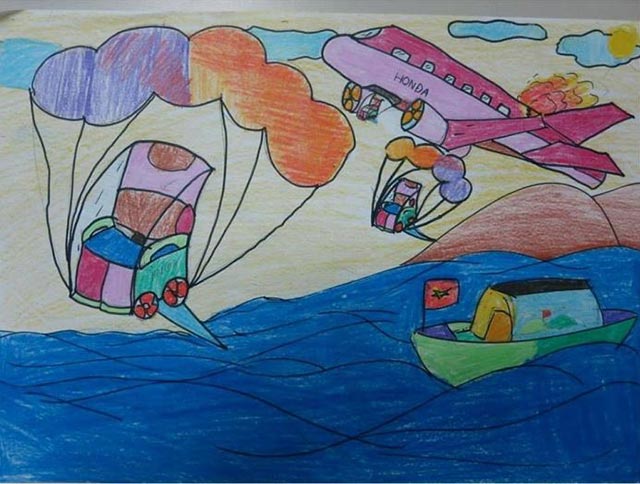 Tranh vẽ Ý tưởng trẻ thơ