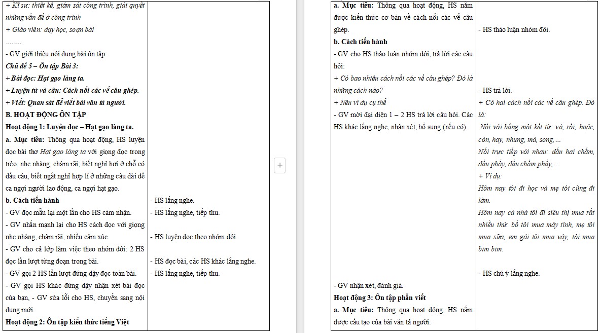 Giáo án dạy thêm Tiếng Việt 5 KNTT HK 2 Bài 3