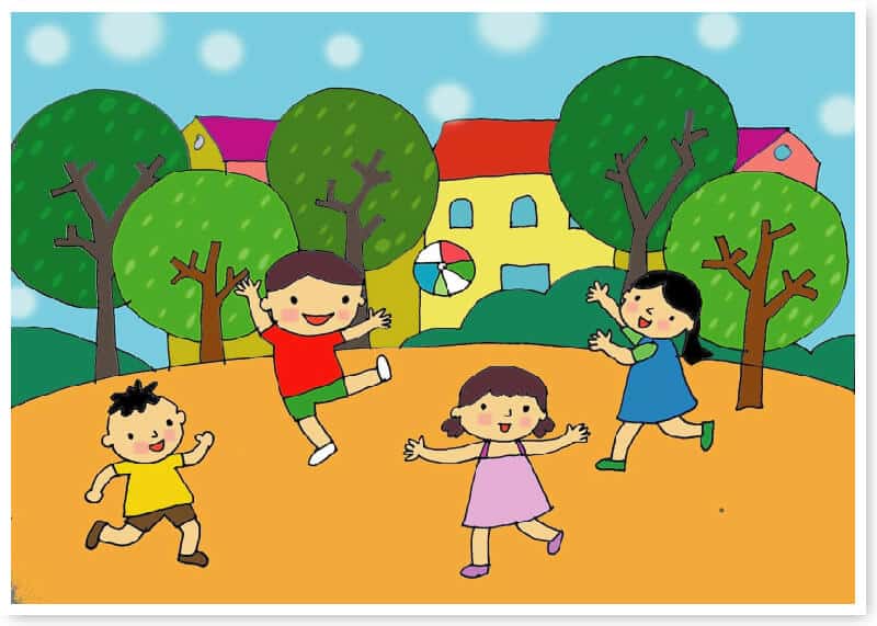 Tranh vẽ Gửi tương lai xanh