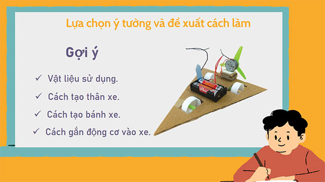 PowerPoint STEM Xe ô tô cánh quạt chạy bằng pin