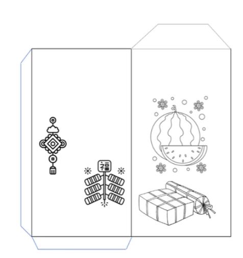 Bộ sưu tập Tranh tô màu Lì xì Tết