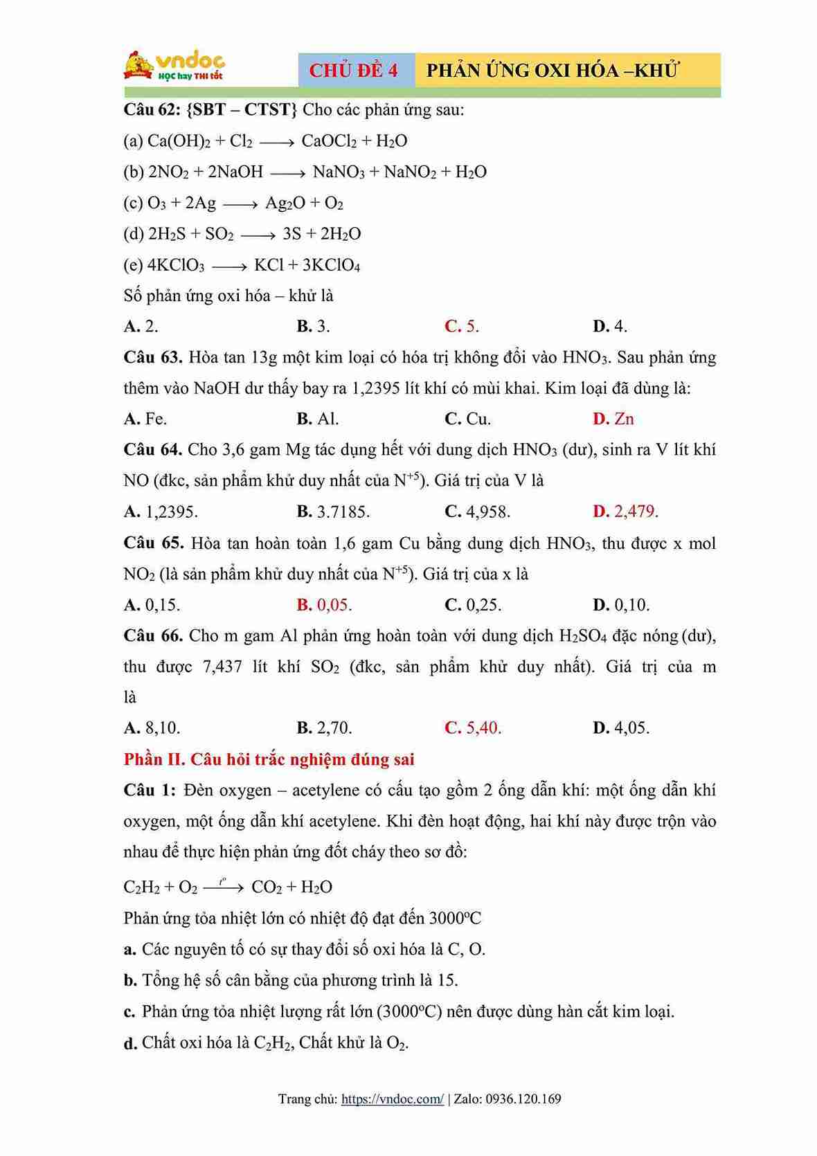 chuyen de bai tap hoa 10 phan ung oxi hoa khu co dap an hinh anh 16 1*660253