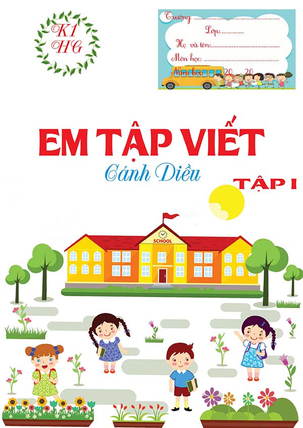 Vở tập viết lớp 1