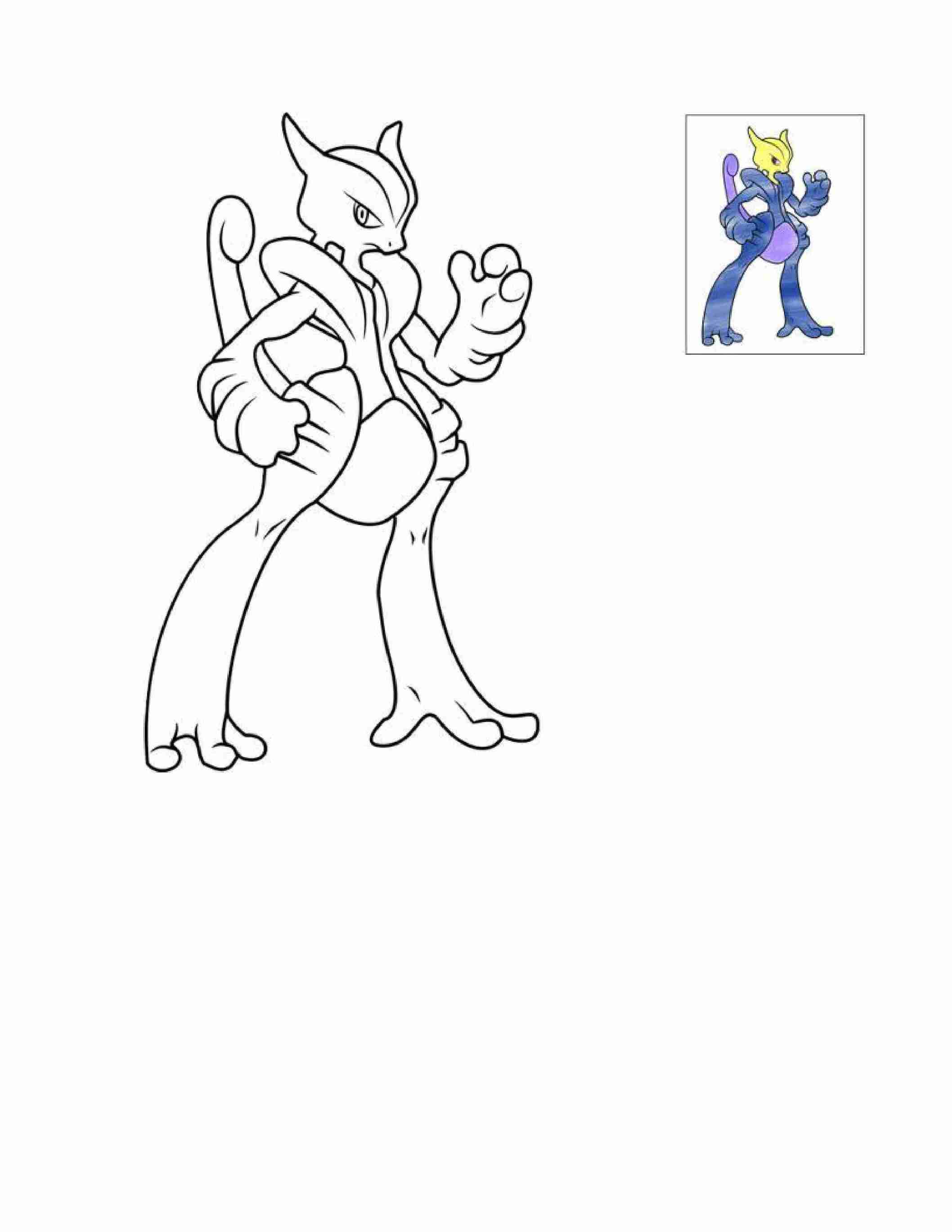 Tranh tô màu Pokemon