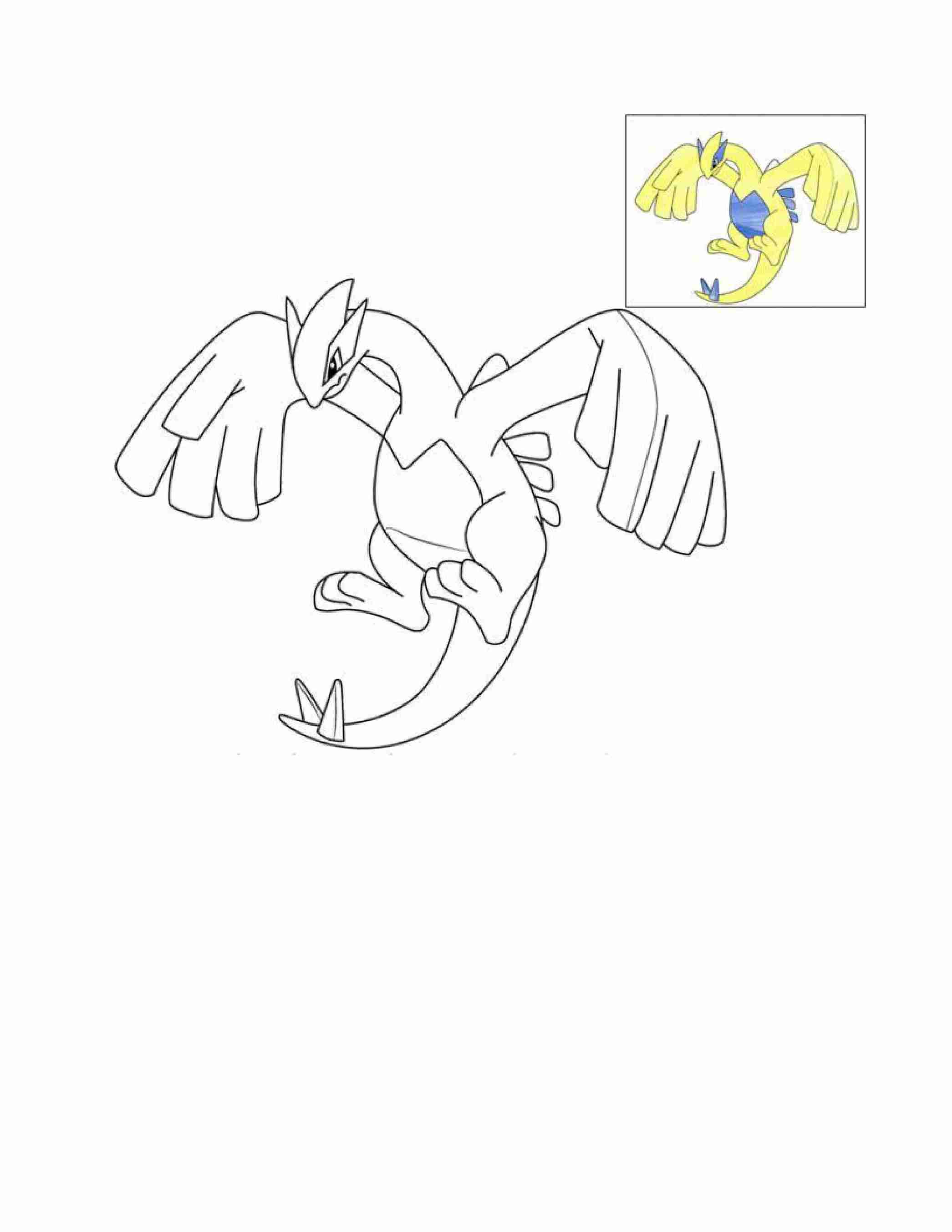 Tranh tô màu Pokemon