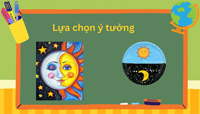 PowerPoint STEM Bầu trời ngày và đêm