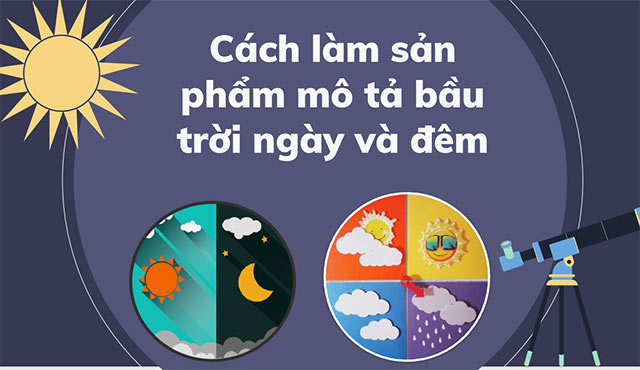 PowerPoint STEM Bầu trời ngày và đêm