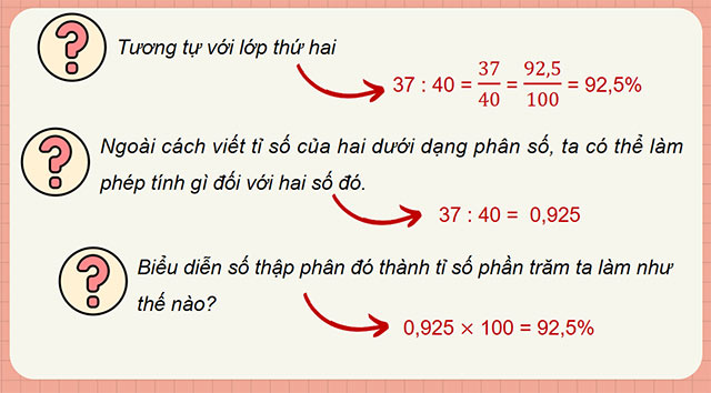 PowerPoint Toán 5 Tìm tỉ số phần trăm của hai số