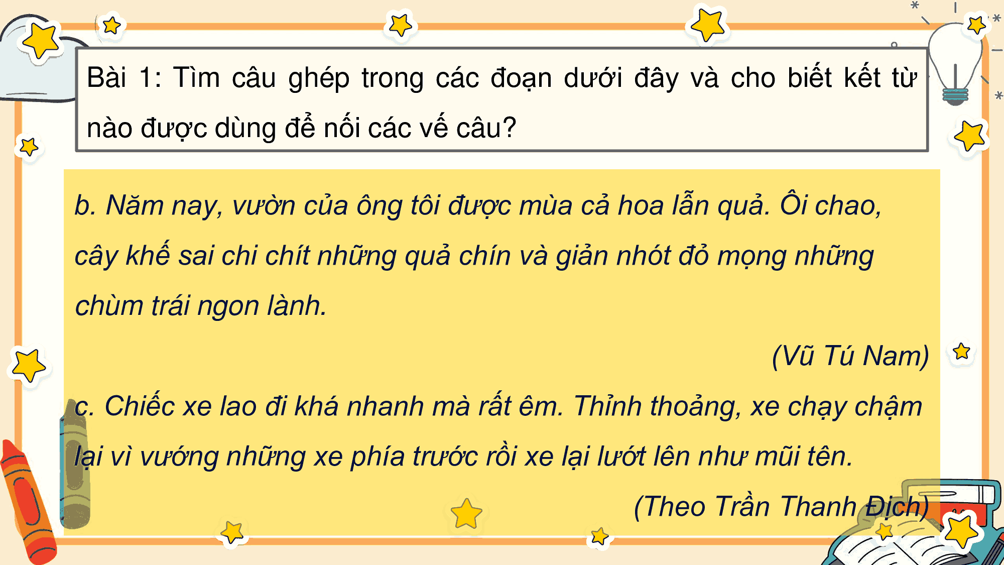 PowerPoint Tiếng Việt 5 Cách nối các vế câu ghép