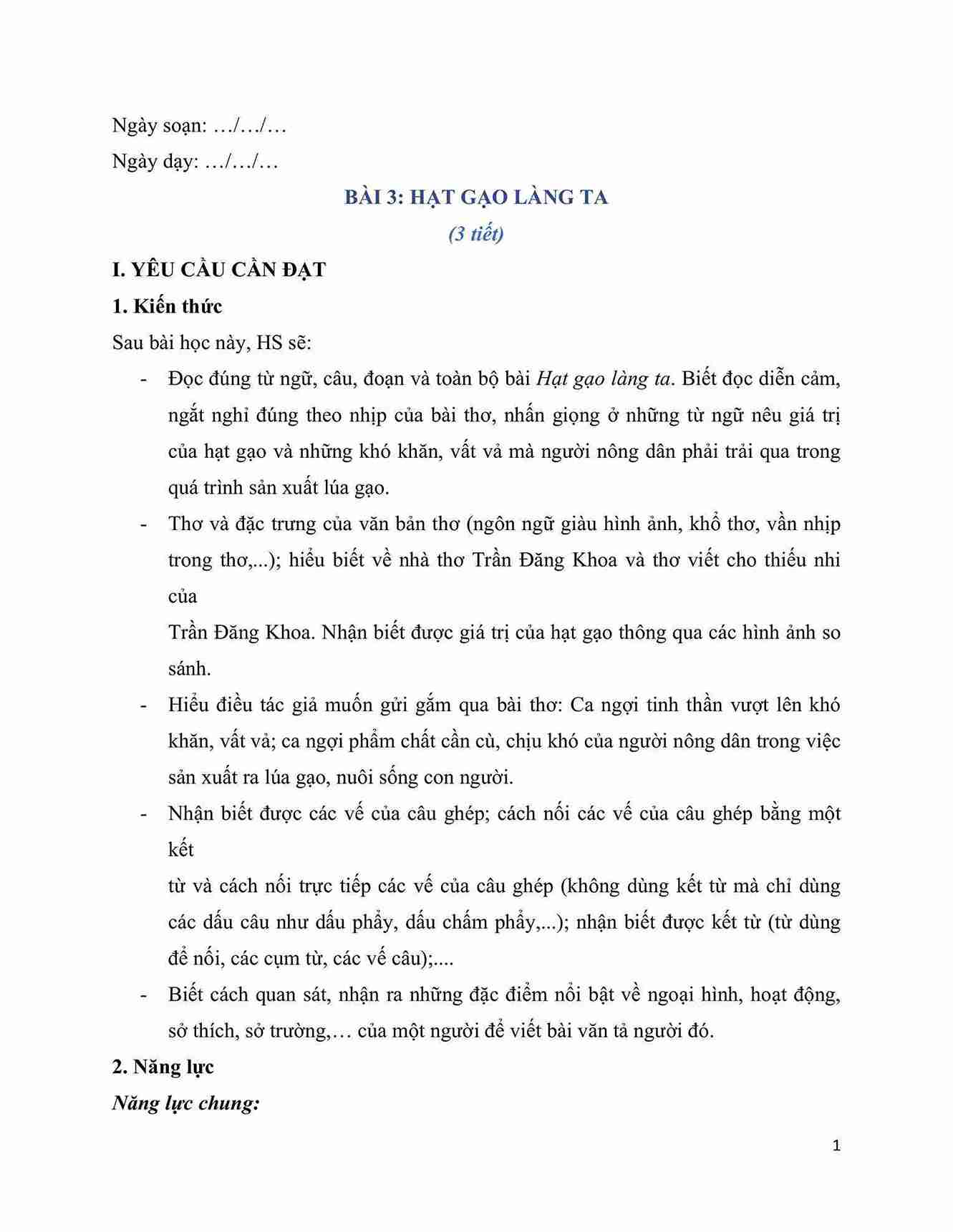 giao an tieng viet 5 bai 3 hat gao lang ta hinh anh 0 1*661895