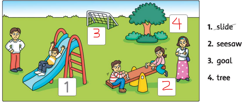 SBT tiếng Anh 2 unit 5 Where's the ball? lesson 1