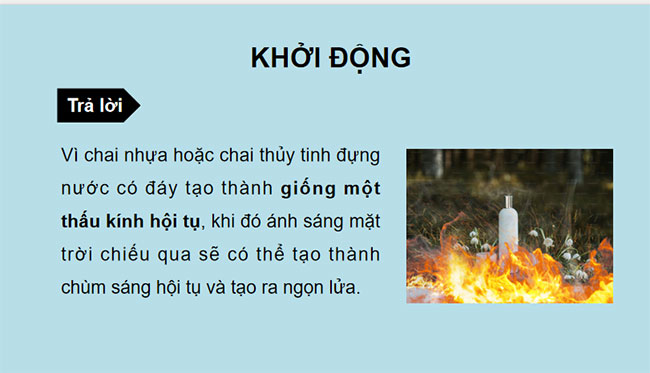 Giáo án Vật lí 9 Bài 7: Thấu kính Kính lúp 