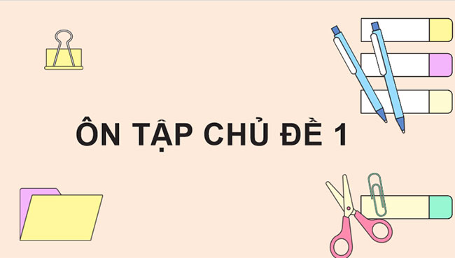 Giáo án PowerPoint KHTN 9 Ôn tập chủ đề 1