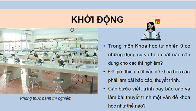 Giáo án KHTN 9 Bài 1 Chân trời sáng tạo