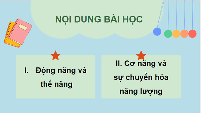 Giáo án Vật lí 9 Bài 2: Cơ năng