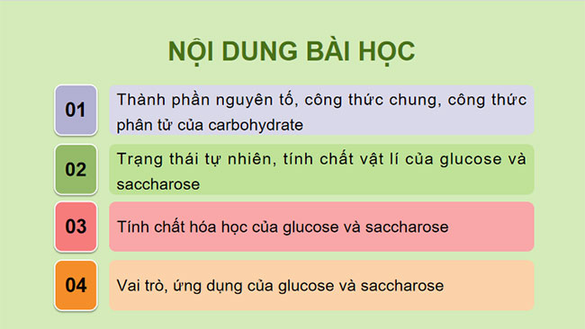 Giáo án Hóa học 9 Bài 27: Glucose và saccharose