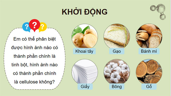 Giáo án Hóa học 9 Bài 28: Tinh bột và cellulose