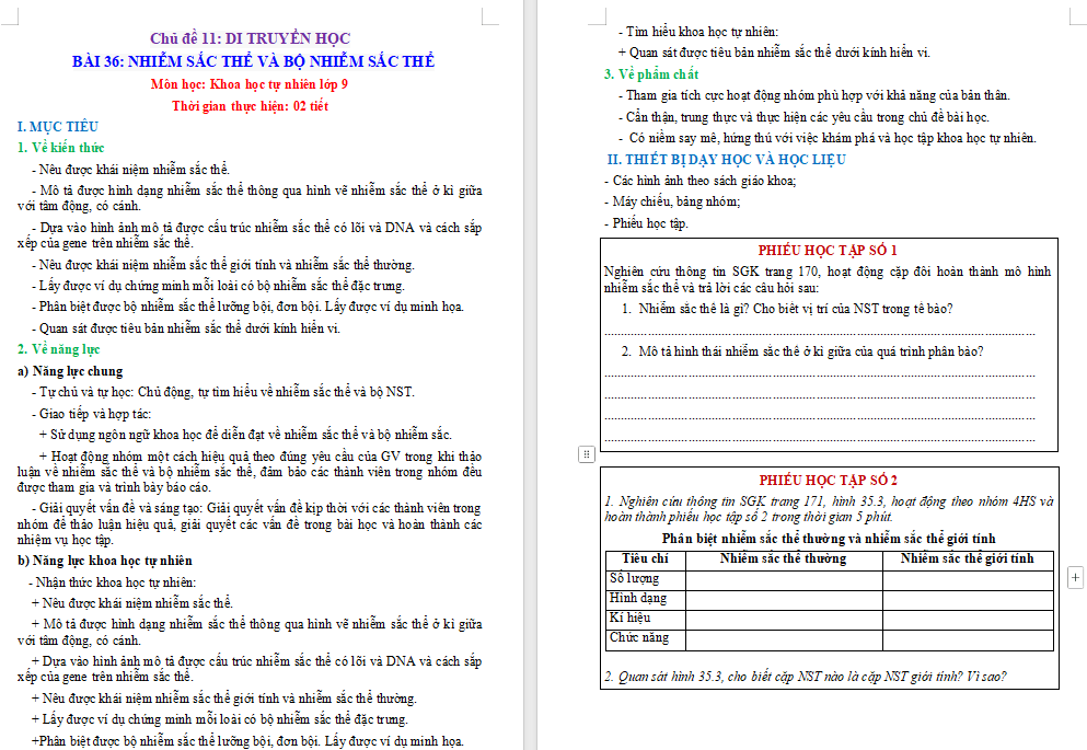 Giáo án PowerPoint KHTN 9 Bài 35 Cánh diều 