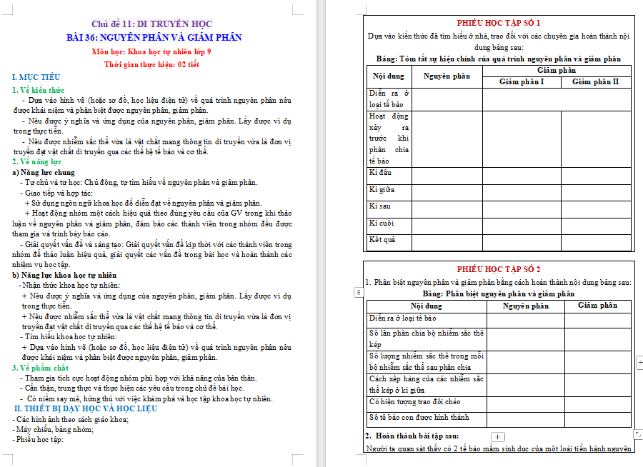 Giáo án PowerPoint KHTN 9 Bài 36 Cánh diều