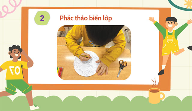 PowerPoint STEM Thực hành trang trí lớp học bằng các hình hình học