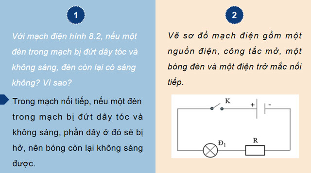Giáo án Vật lí 9 Bài 8: Đoạn mạch nối tiếp