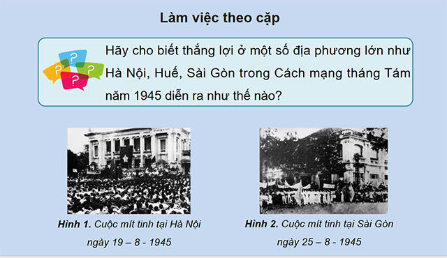 PowerPoint ịch sử - Địa lí 5 Cách mạng tháng Tám năm 1945