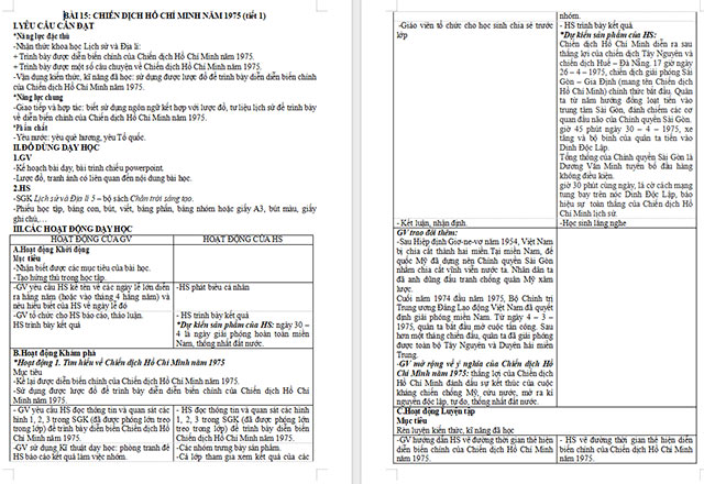 PowerPoint Lịch sử - Địa lí 5 Chiến dịch Hồ Chí Minh năm 1975