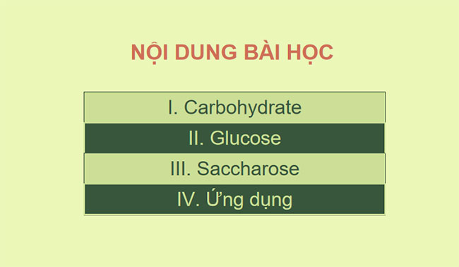 Giáo án Hóa học 9 Bài 26: Glucose và saccharose
