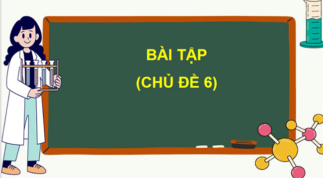Giáo án Hóa học 9 Bài tập chủ đề 6