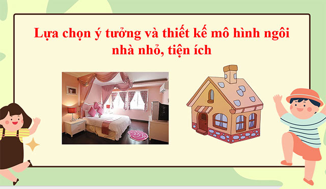 PowerPoint STEM Ngôi nhà nhỏ tiện ích