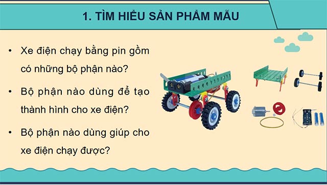 PowerPoint Công nghệ 5 Lắp ráp mô hình xe điện chạy bằng pin