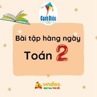 Bài tập hàng ngày Toán lớp 2 Cánh diều Tuần 6 Thứ 2