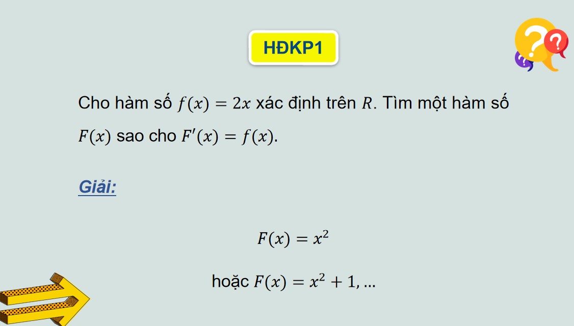 PowerPoint Toán 12 Chân trời sáng tạo Bài Nguyên hàm