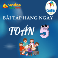 Bài tập hàng ngày Toán lớp 5 Cánh diều Tuần 6 Thứ 6