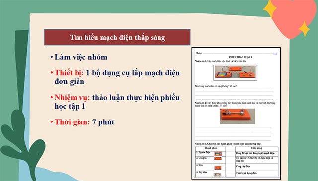 PowerPoint STEM Mạch điện đơn giản
