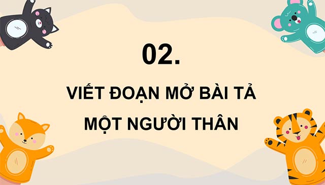 PowerPoint Tiếng Việt 5 Viết đoạn mở bài cho bài văn tả người