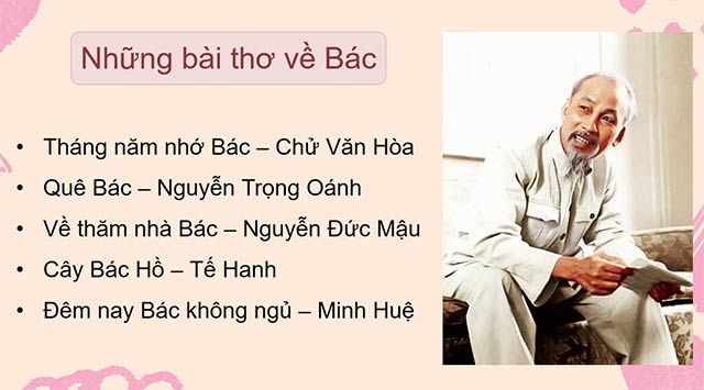 PowerPoint Tiếng Việt 5 Trao đổi Bác Hồ của em