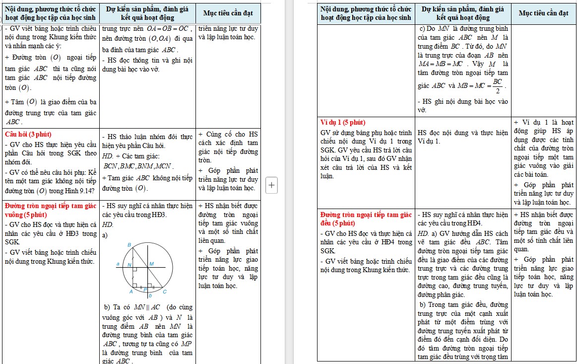 Giáo án Toán 9 KNTT Bài 28