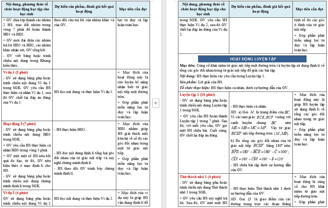 Giáo án Toán 9 KNTT Bài 29