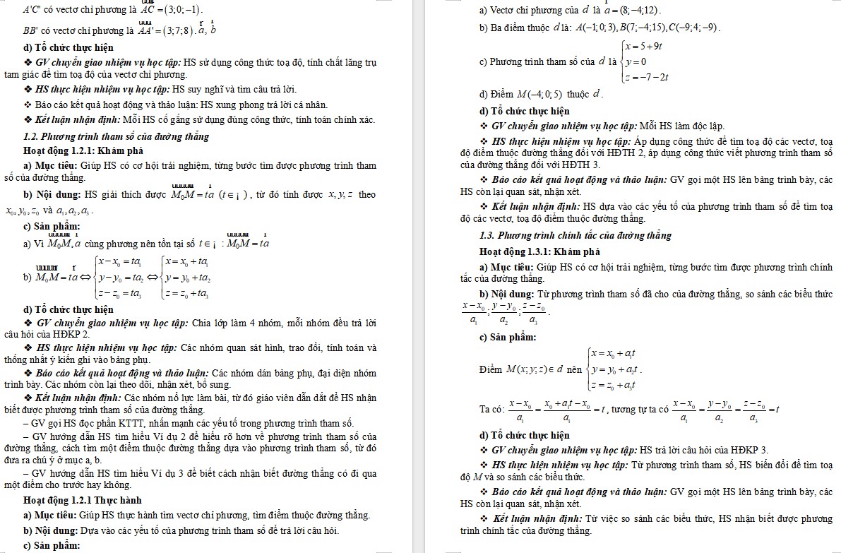 Giáo án Bài 2 Chương 5 Toán 12 Chân trời sáng tạo