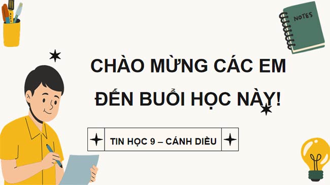 PowerPoint Tin học 9 Cánh diều Bài 5 Chủ đề E4