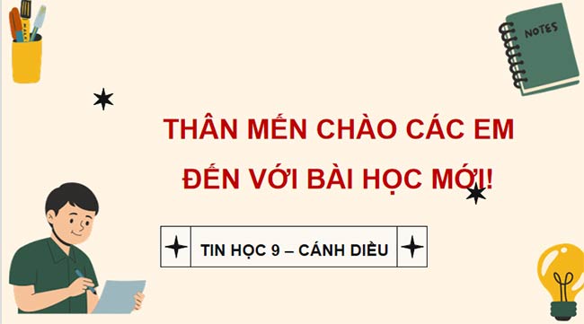 PowerPoint Tin học 9 Cánh diều Bài 6 Chủ đề E4